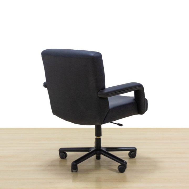 GANSO Mod. Operative armchair. Upholstered in black fabric. Swivel base. - view 5