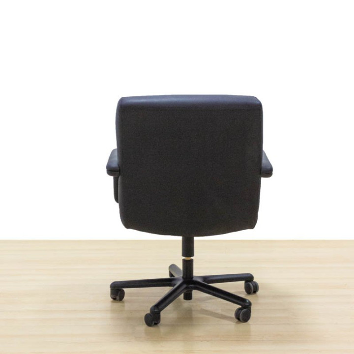 GANSO Mod. Operative armchair. Upholstered in black fabric. Swivel base. - view 6