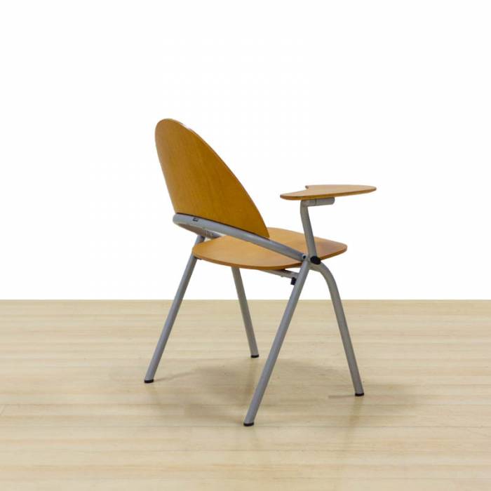 SEDUS collective chair Mod. CURVA. Made of beech finished wood. With shovel.