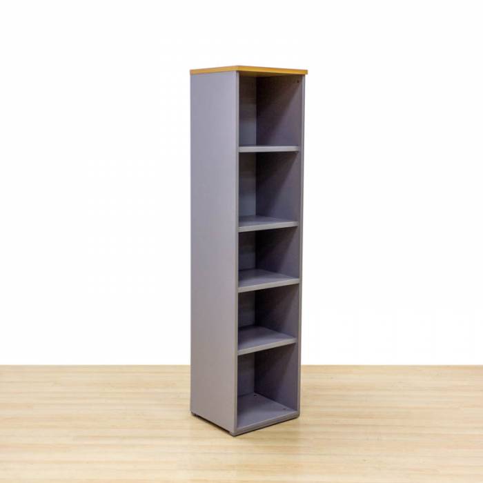 ACTIU high shelf Mod. RIADA. Made of gray wood.