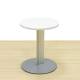 ACTIU Mod. CERO side table. Top made of white wood. Base.