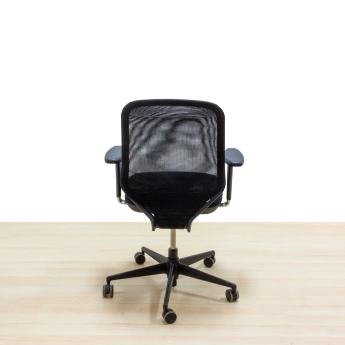 VITRA Operative Chair Mod. MEDA PAL. Reupholstered seat in a color to choose from. Black mesh back.