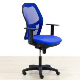 Operative Chair Mod. AT. Mesh backing. Synchro mechanism. Various colors.