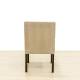 Confident chair Mod. RAZZO. Upholstered in light brown fabric. Wooden structure.