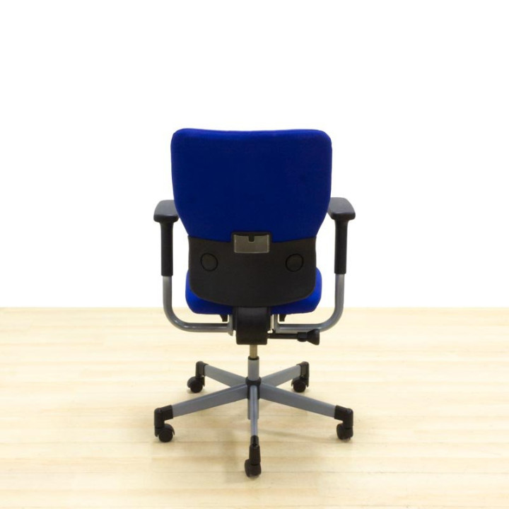 Cadeira de trabalho STEELCASE Mod. LET´S B. Estofado em nova cor de tecido a escolher. Mecanismo de sincronização. - vista 5