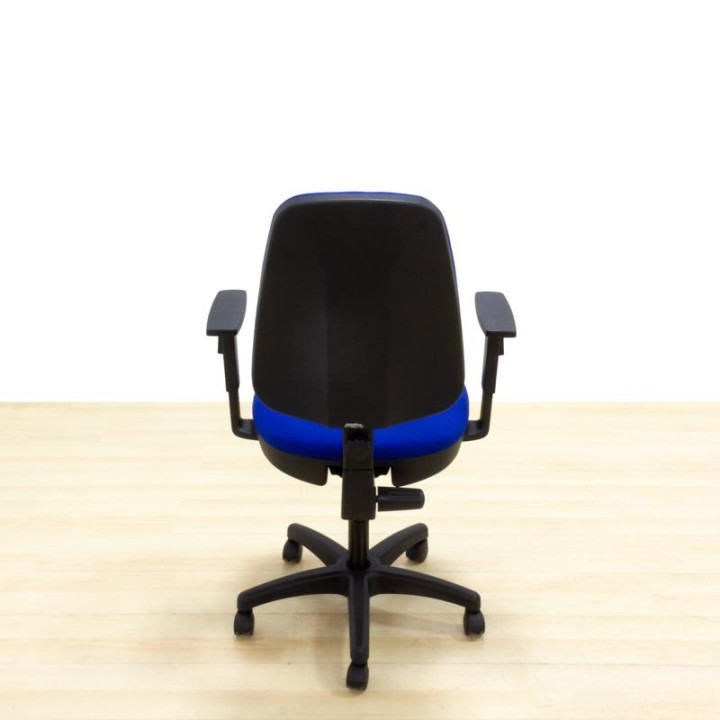 Cadeira de trabalho DE LA OLIVA Mod. FINAL. Reestofado na cor do tecido a escolher. Tecido novo. - vista 5