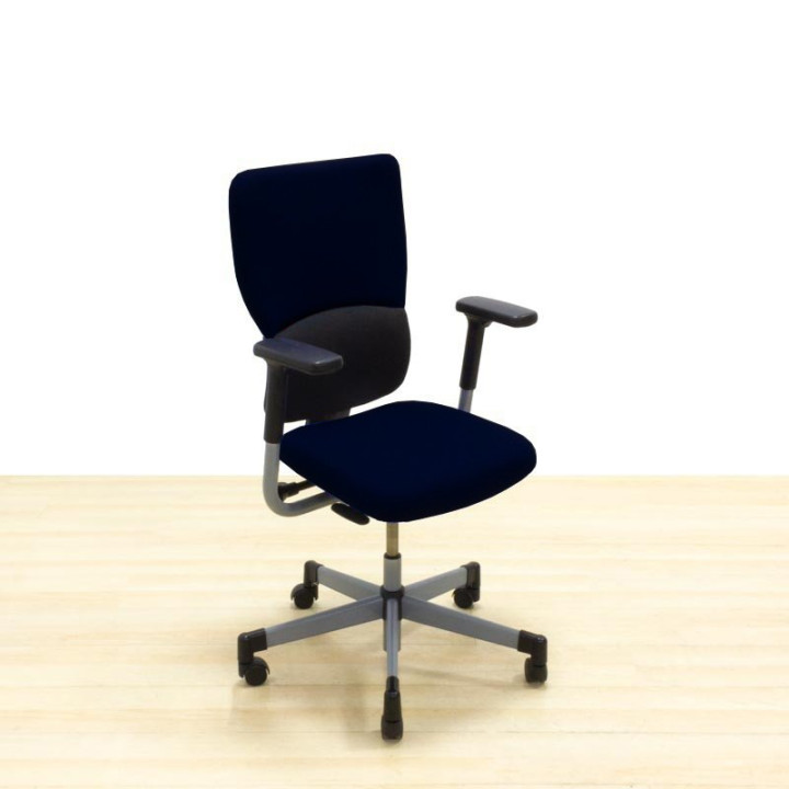 Silla operativa STEELCASE Mod. LET´S B. Retapizada en tejido nuevo color a elegir. Mecanismo sincro. vista 13