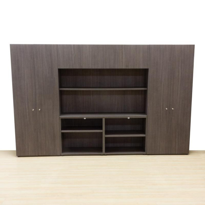 Office PERMASA Mod. AGORA. Cabinets, table and chest of drawers. Wenge finish. - view 12