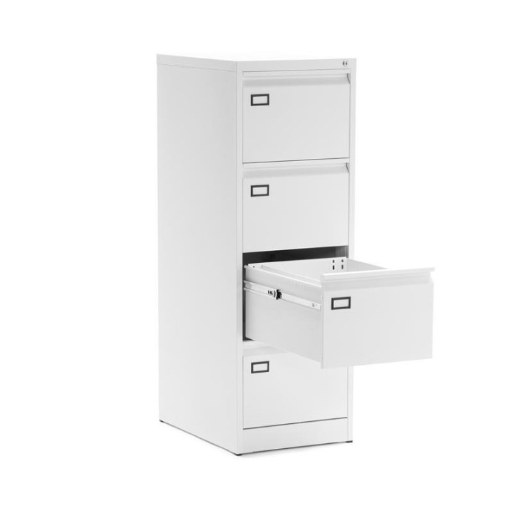 Armário de arquivo médio Mod. DENVER. Feito de metal cinza ou branco. Para pastas suspensas. - vista 7