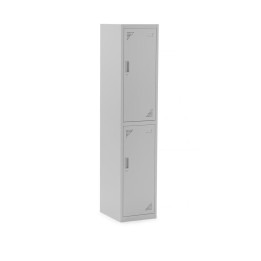 Box office module 2 or 6 doors Mod. YAKARTA. Made of gray metal. Folding doors.