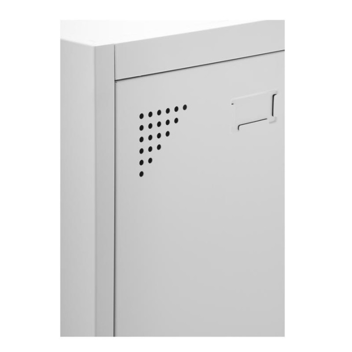 Cacifo YAKARTA de 2 ou 6 portas. Metal cinzento. Portas de abrir. - vista 8