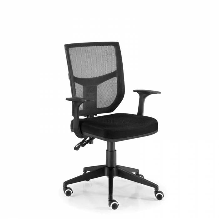Mod. ROMA task chair. Black honeycomb seat.