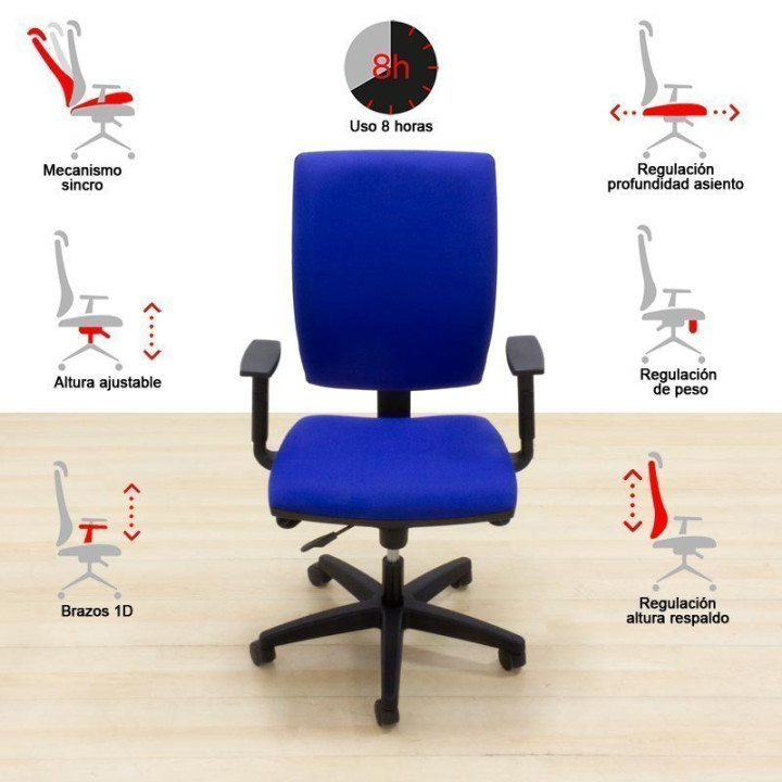 Silla operativa LUYANDO Mod. POP - vista 6