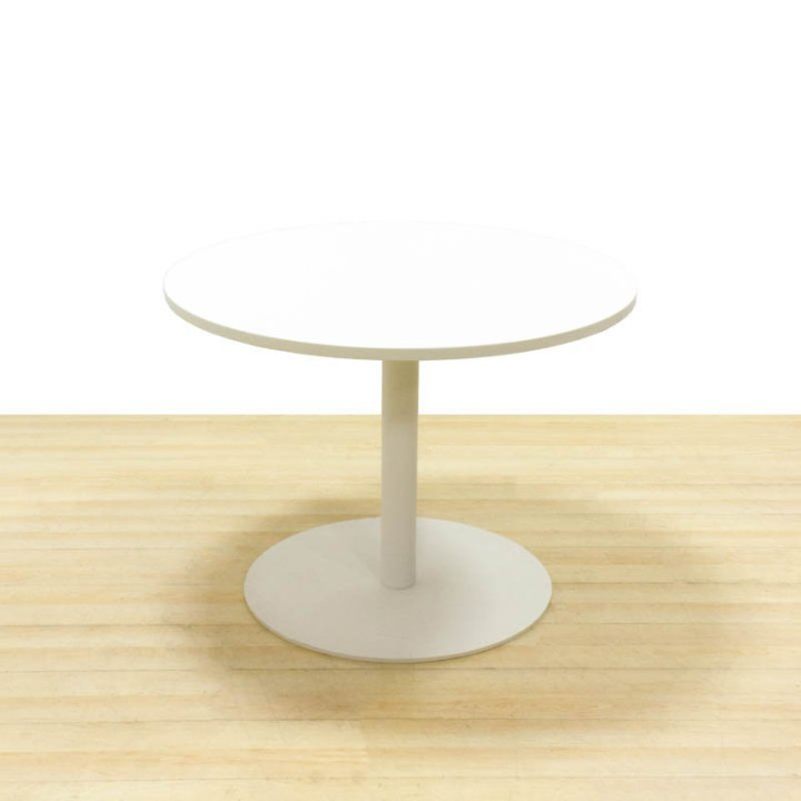 Round Meeting Table with metal base by Euromof