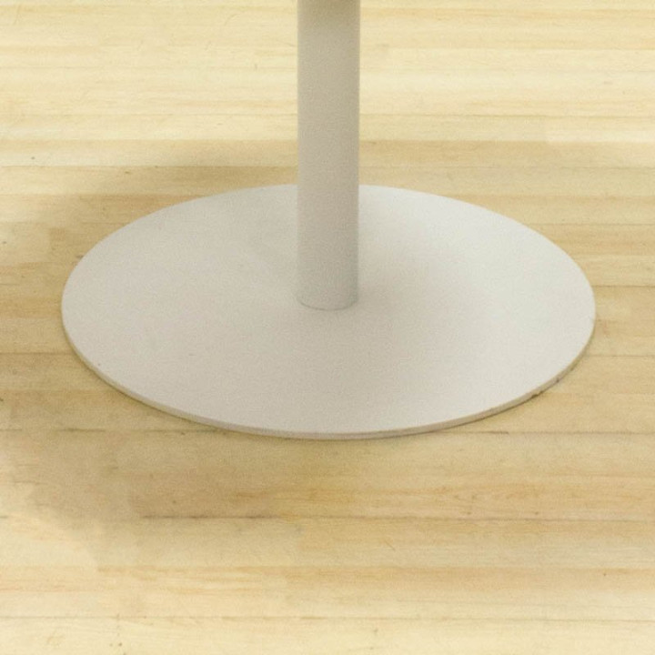 Round Meeting Table with metal base by Euromof