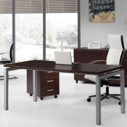 Mod. 5000 operating table. Top made of wood with a choice of finish. Metal legs.