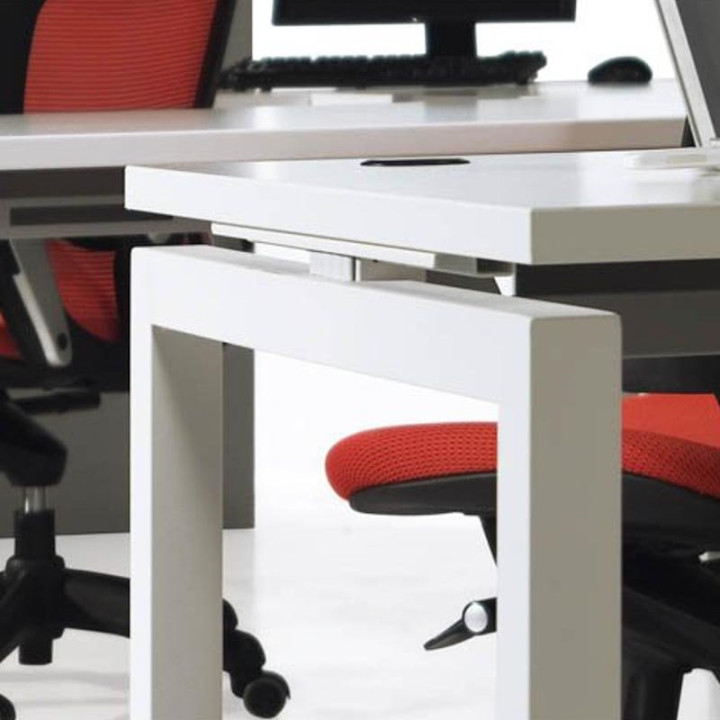 Mesa de escritório EURO 5000 da EUROMOF. Profundidade 80 cm. - vista 6