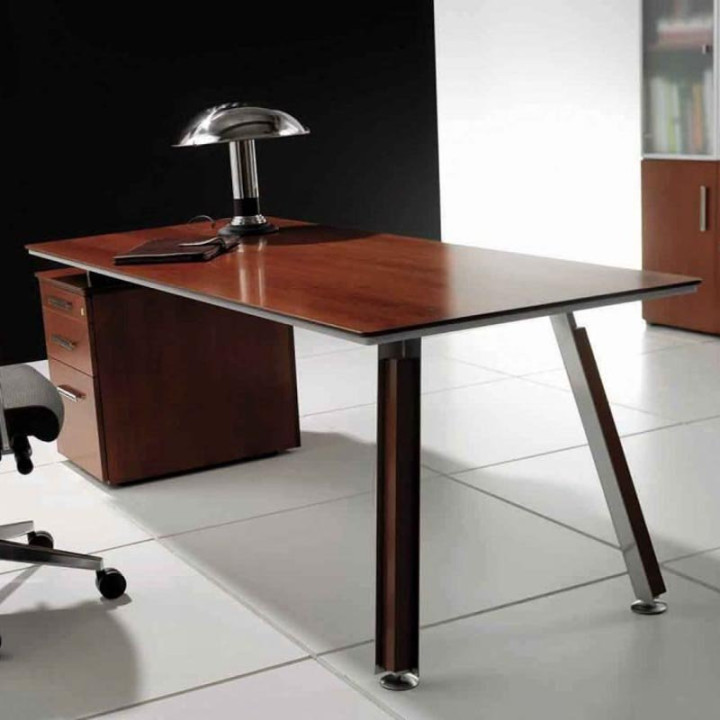 Herpesa Model AT semi-management table, with wing and drawer unit.