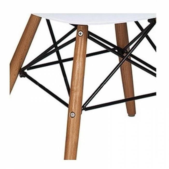 Cadeira Multiusos Mod. TORRE2, pernas de faia, cor preto ou branco.
