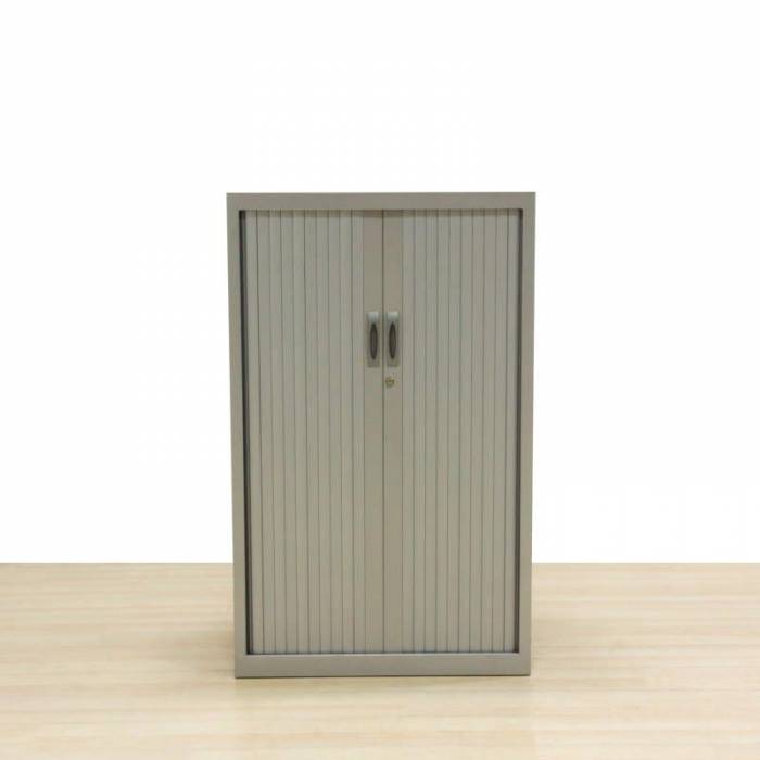 Medium wardrobe Mod. COLDE. Metal structure with shutter doors.