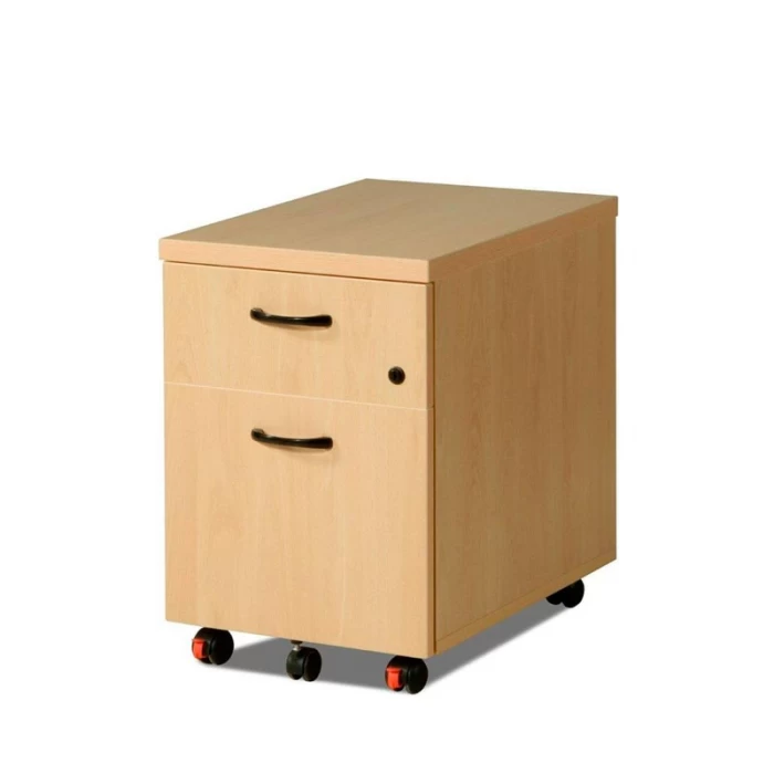 Mobile chest of drawers Mod. ATENAS. With wheels. Made of wood finish to choose.