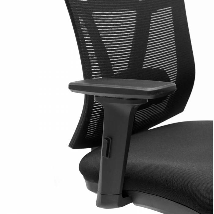 Cadeira de trabalho de trabalho . ANKARA. Mecanismo de sincronização. apoio de cabeça ajustável. cor preta.
