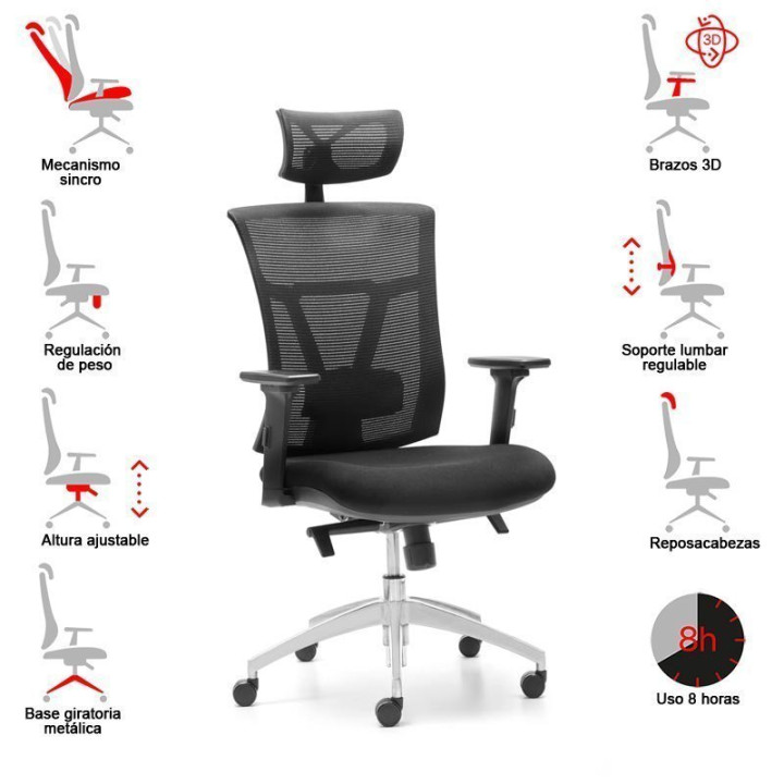 Silla operativa Mod. ANKARA