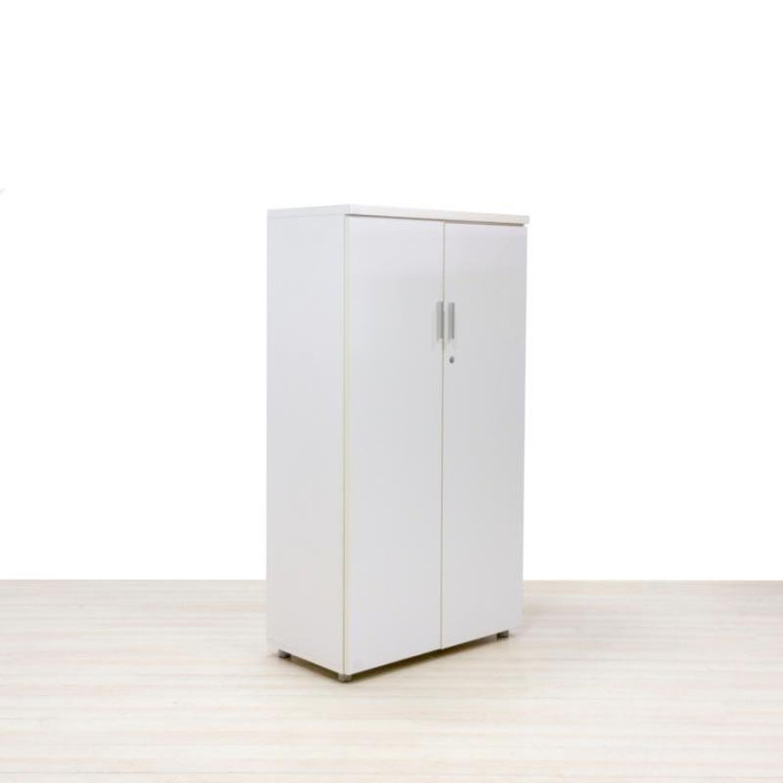 FORMA 5 medium wardrobe Mod. TREE. Made of white wood.
