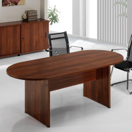 Euromof H base oval meeting table.