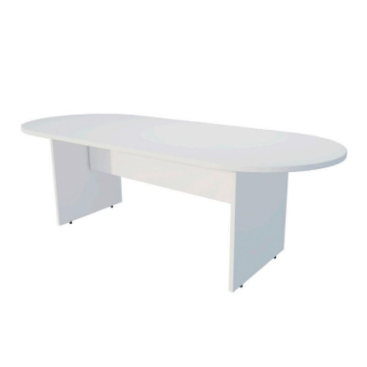 Mesa de reuniones ovalada base H de Euromof