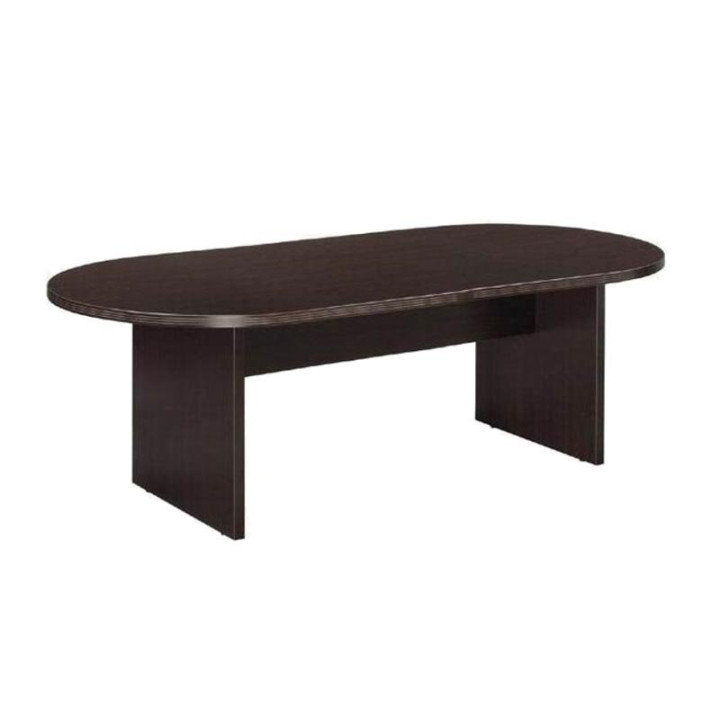 Mesa de reuniones ovalada base H de Euromof
