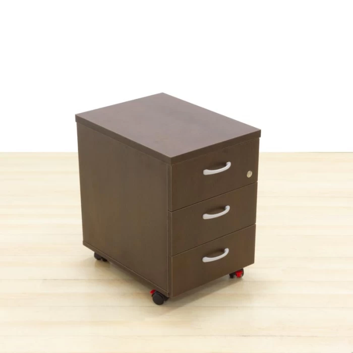 Mobile chest of drawers Mod. ATENAS. With wheels. Made of wood finish to choose.