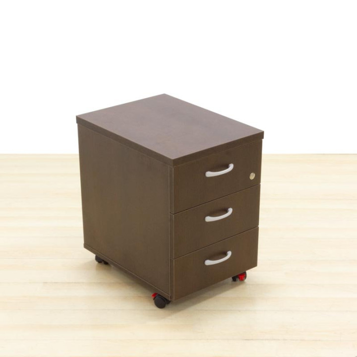 Cajonera móvil Mod. EURO. Con ruedas. Fabricada en madera acabado a elegir. - vista 8