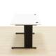 Operative table Mod. LEAGUE2. Top made of wood with an off-white finish. With skirt..