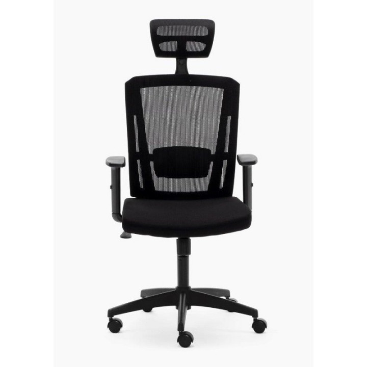 Silla Operativa Mod. Sofia Gn. Cabecero regulable color negro. vista 5