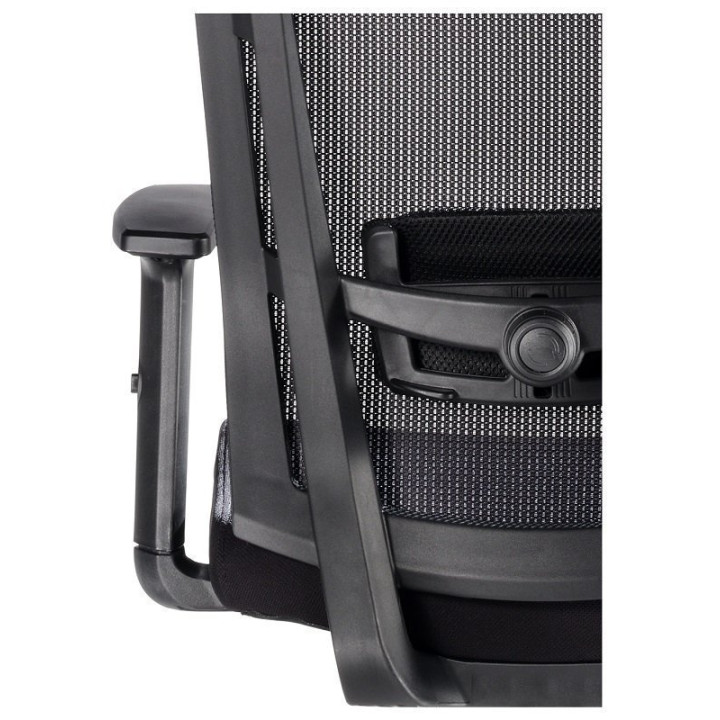 Silla Operativa Mod. Sofia Gn. Cabecero regulable color negro. vista 7