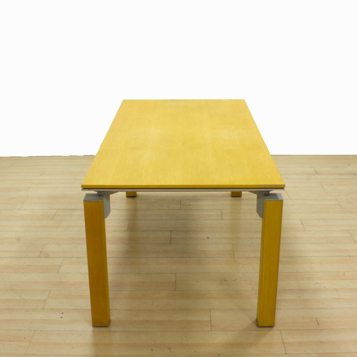 Mesa de escritório PERMASA Mod. AGORA. Fabricado em madeira com acabamento em pêra. - vista 3