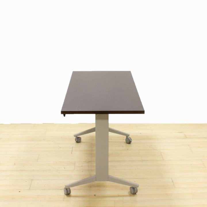 JG Folding Table Mod. Plex1. Top made in Wengue finish. - view 5