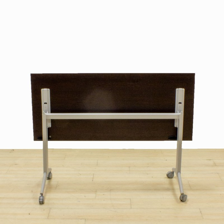 JG Folding Table Mod. Plex1. Top made in Wengue finish. - view 4
