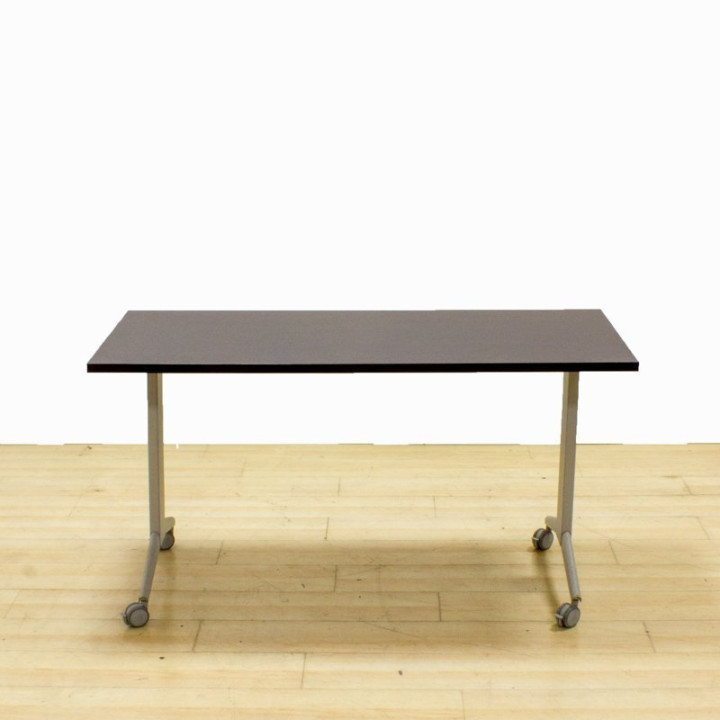 Mesa Plegable JG Mod. PLEX1. Tapa fabricada en acabado Wengué. vista 4