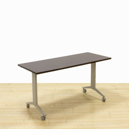 Mesa Plegable JG Mod. PLEX1. Tapa fabricada en acabado Wengué. vista 2