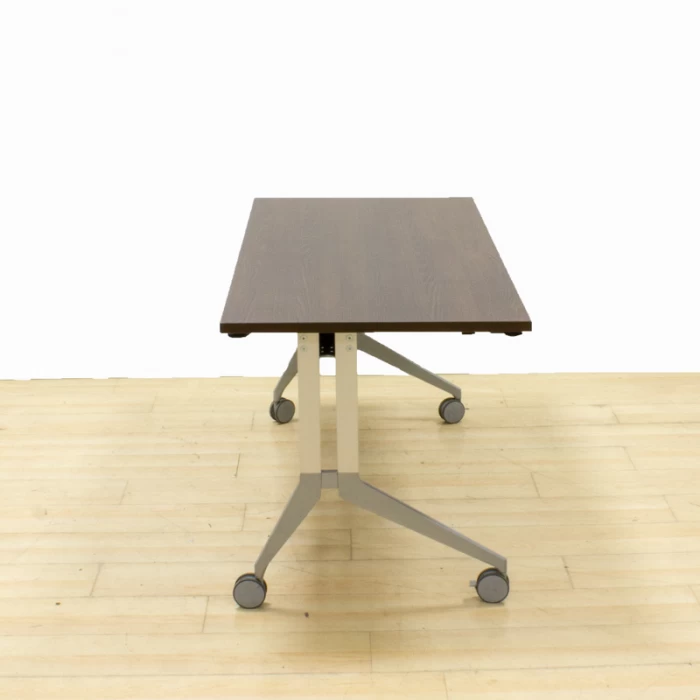 JG Folding Table Mod. Plex2. Top made in Wengue finish.
