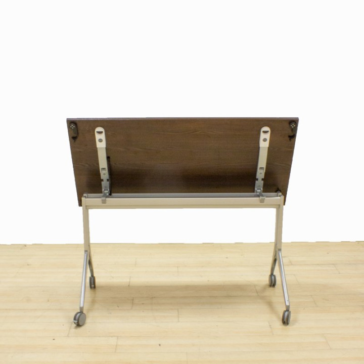 Mesa Dobrável JG Mod.Plex2. Tampo confeccionado em acabamento Wengue. - vista 4