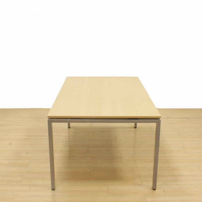JG Table Mod. TREK. Made of oak finished wood.