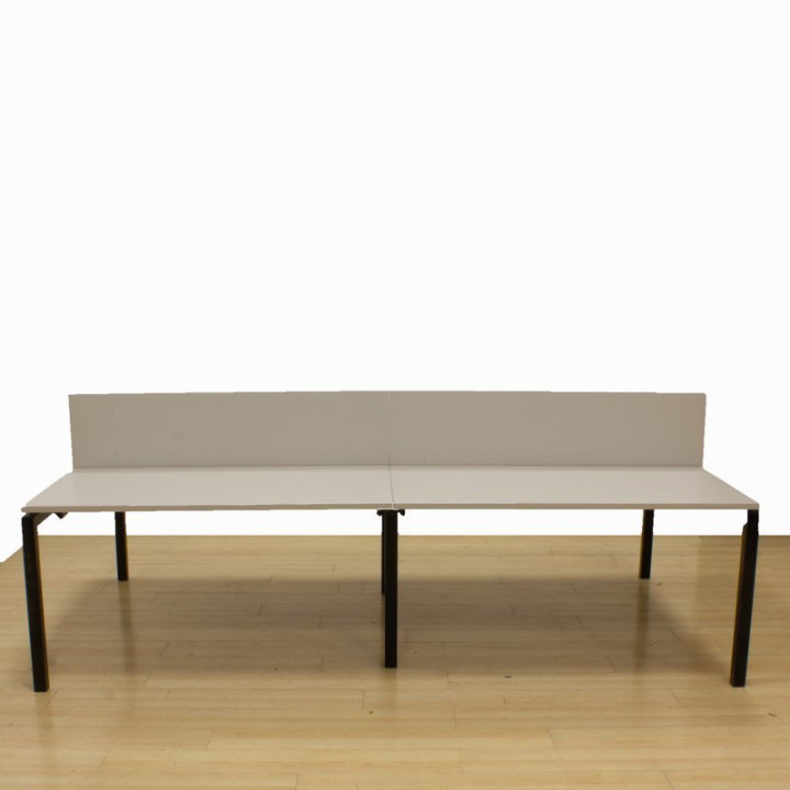 Bench with 4 or 6 seats JG Mod. EXTEN in Gray finish.
