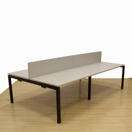 Bench de 4 o 6 puestos JG Mod. EXTEN en acabado Gris. vista 2