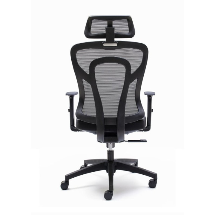 CALI Mod. Chair, with Headboard and in Black. - view 4
