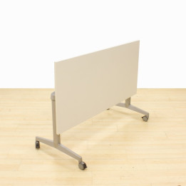 STEELCASE Folding Table Mod. PLEX. Lid made in White finish.