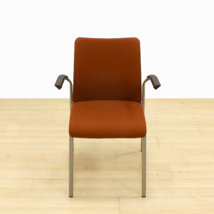 STEELCASE Confidence Chair Mod. EASTSIDE. Manufactured upholstered in Tile color. - view 3
