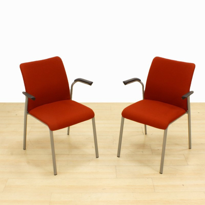 STEELCASE Confidence Chair Mod. EASTSIDE. Manufactured upholstered color to choose - view 4